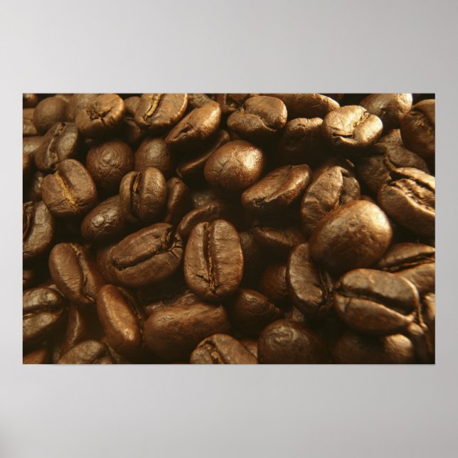 Kaffebönor Affisch Konst (Framsidan)