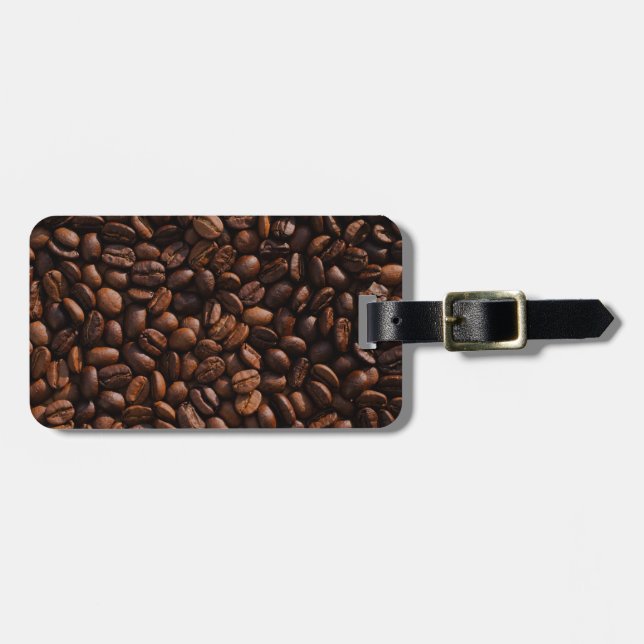 kaffebönor bagagebricka (Horisontell Framsida)