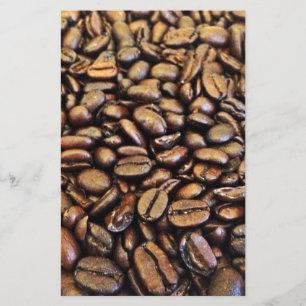kaffebönor brevpapper