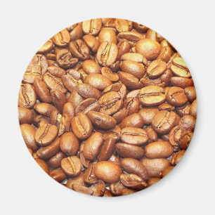 Kaffebönor Fotografi Magnet