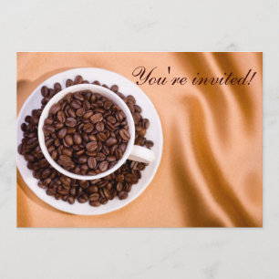 Kaffebönor Inbjudningar