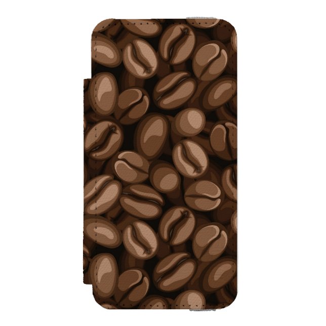 Kaffebönor Incipio iPhone Wallet Skal (Folio Framsidan)
