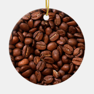 Kaffebönor Julgransprydnad Keramik