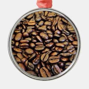 kaffebönor julgransprydnad metall