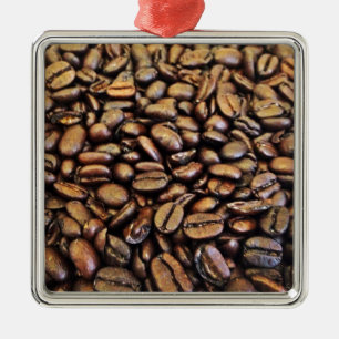 kaffebönor julgransprydnad metall