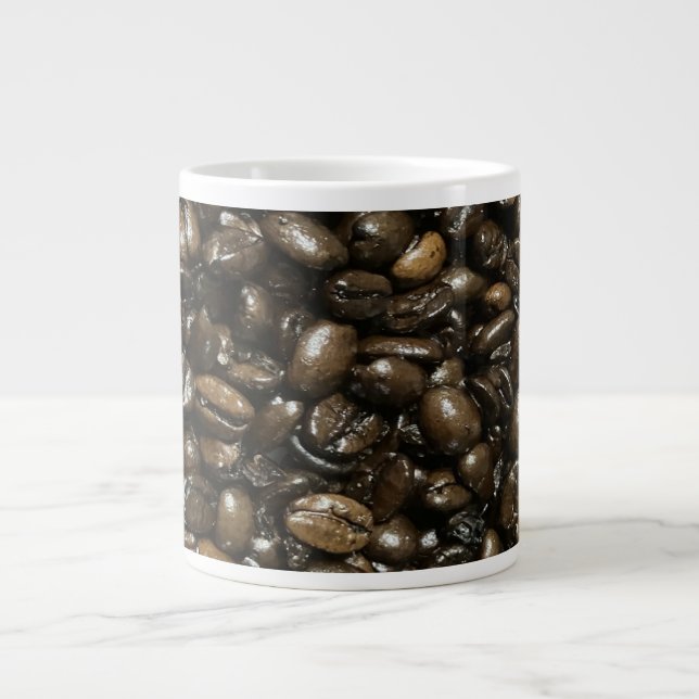 Kaffebönor Jumbo Mugg (Framsidan)
