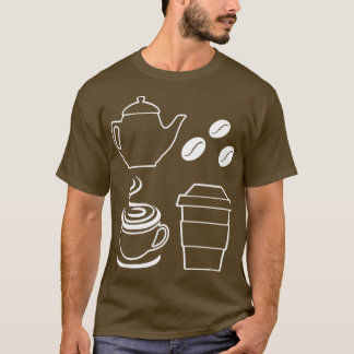 Kaffebönor, kaffe, Inslag, kaffe, Älskare T Shirt