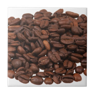 Kaffebönor Kakelplatta