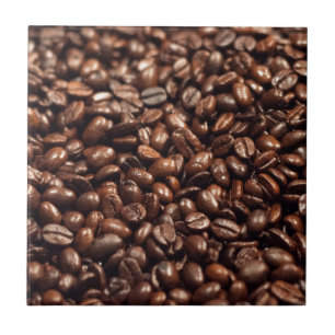 Kaffebönor Kakelplatta