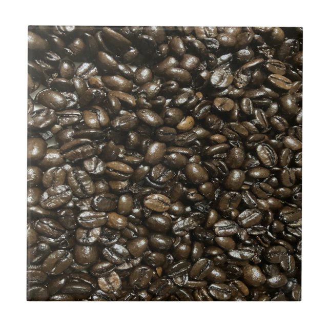 Kaffebönor Kakelplatta (Framsidan)