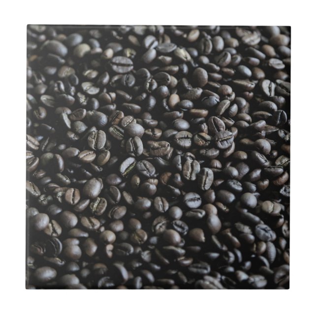 Kaffebönor Köket Kakelplatta (Framsidan)
