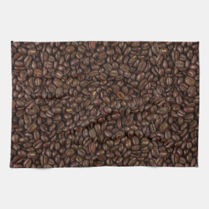Kaffebönor Kökshandduk