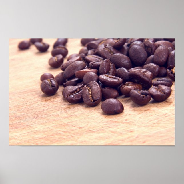 Kaffebönor korn poster (Framsidan)