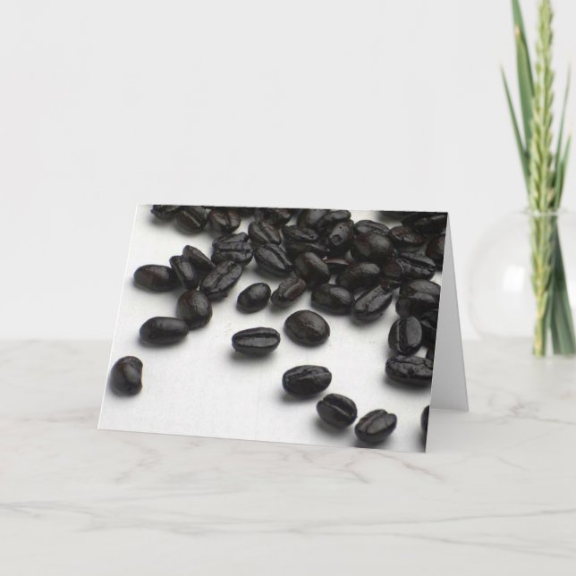 Kaffebönor Kort (Framsida)