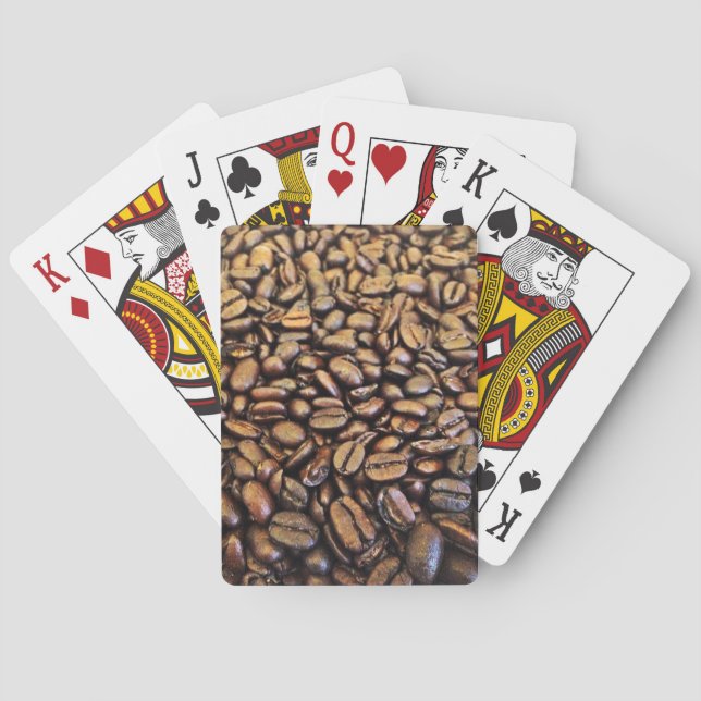kaffebönor kortlek (Baksidan)