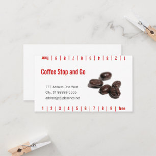 Kaffebönor Lojalitetskort