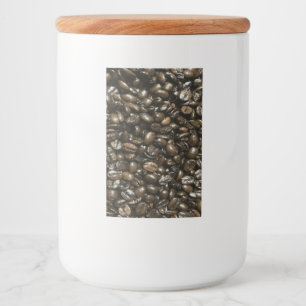 Kaffebönor Mat Etikett