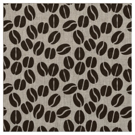 kaffebönor mönster tyg