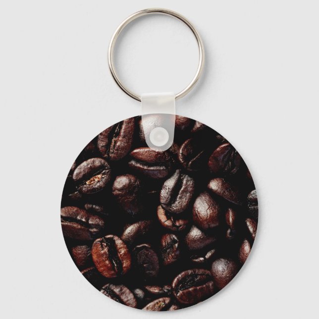Kaffebönor Nyckelring (Framsida)