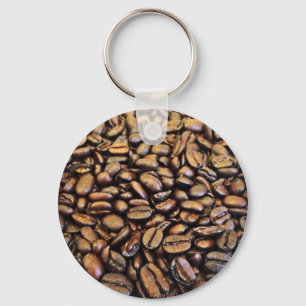 kaffebönor nyckelring