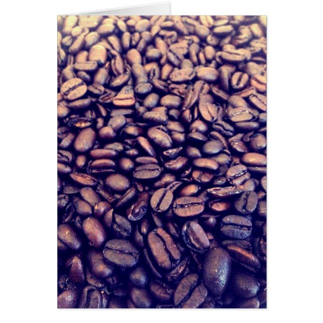 kaffebönor OBS kort (Framsidan)