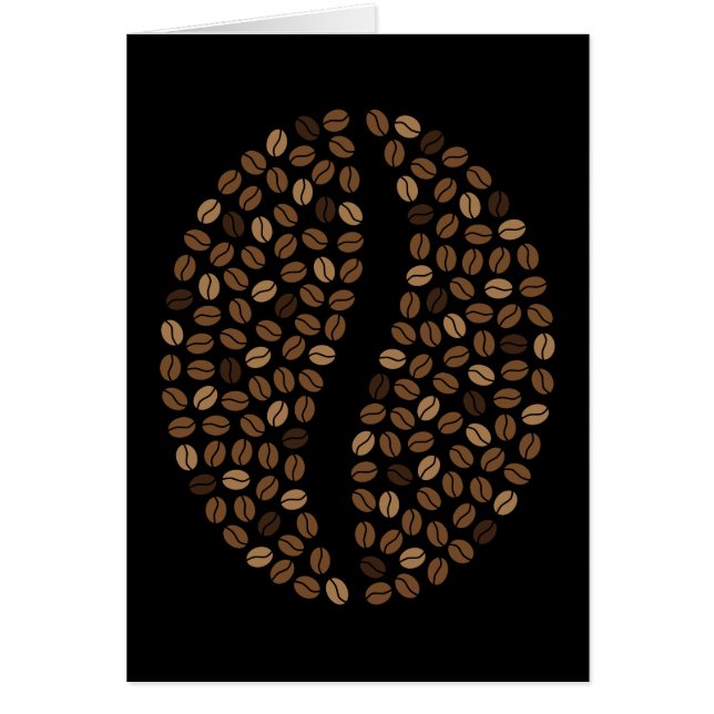 kaffebönor OBS kort (Framsidan)