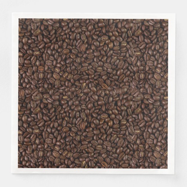Kaffebönor Pappersservett (Framsida)