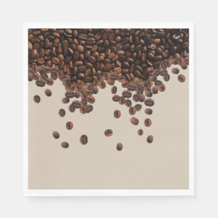 Kaffebönor Pappersservett