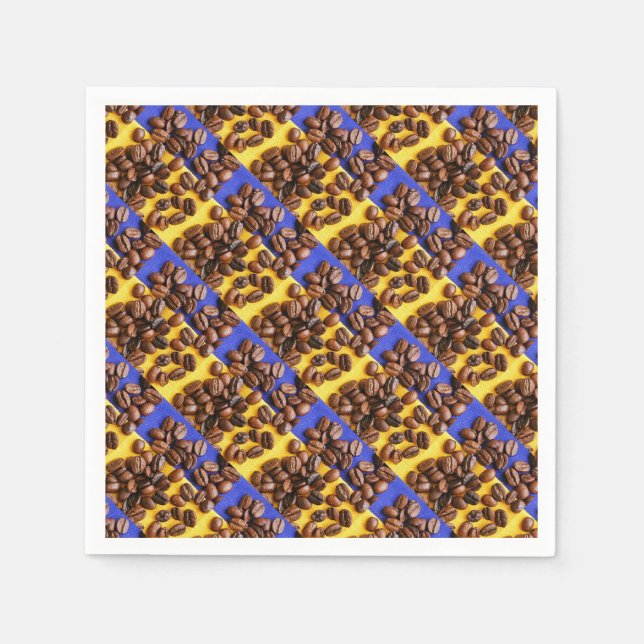 Kaffebönor Pappersservett (Framsidan)