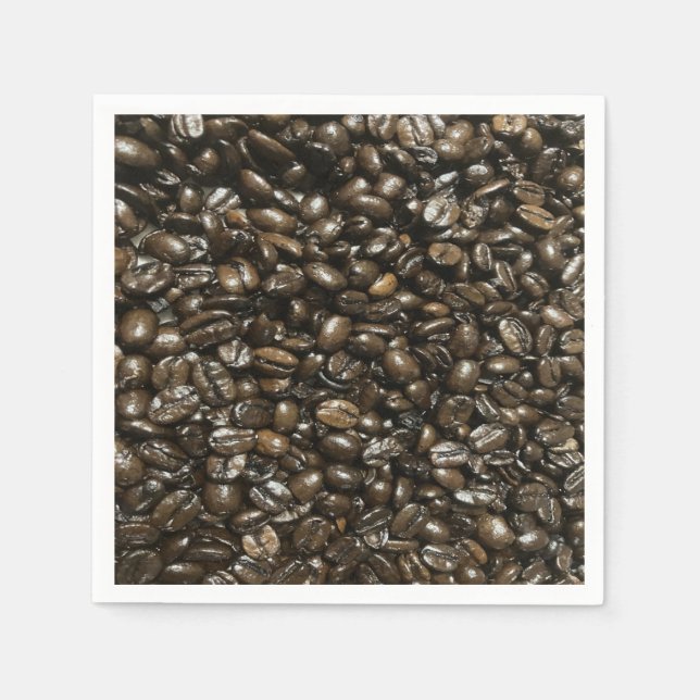 Kaffebönor Pappersservett (Framsidan)