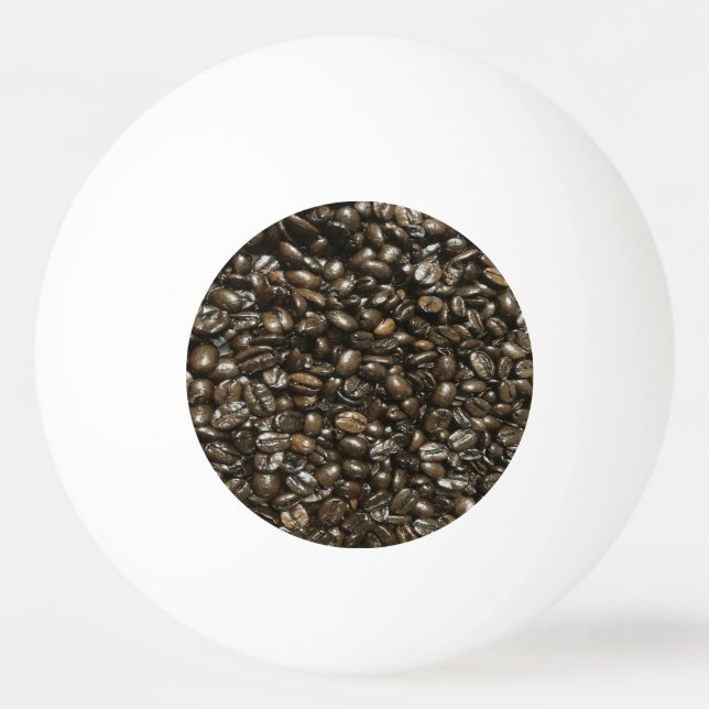 Kaffebönor Pingisboll (Framsidan)