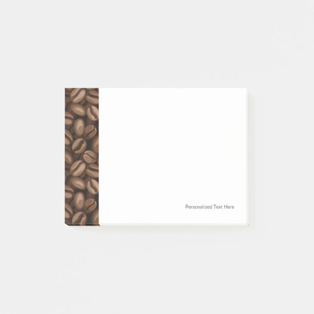 Kaffebönor Post-it Block (Framsida)
