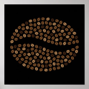 kaffebönor poster