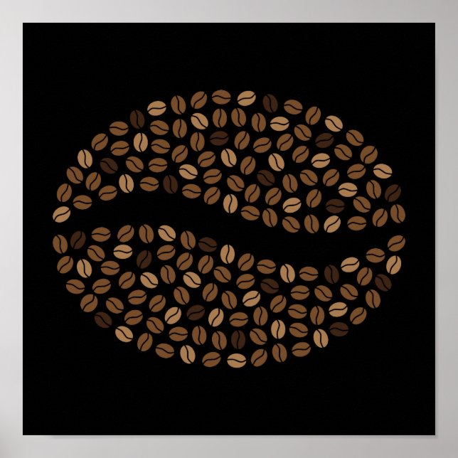 kaffebönor poster (Framsidan)
