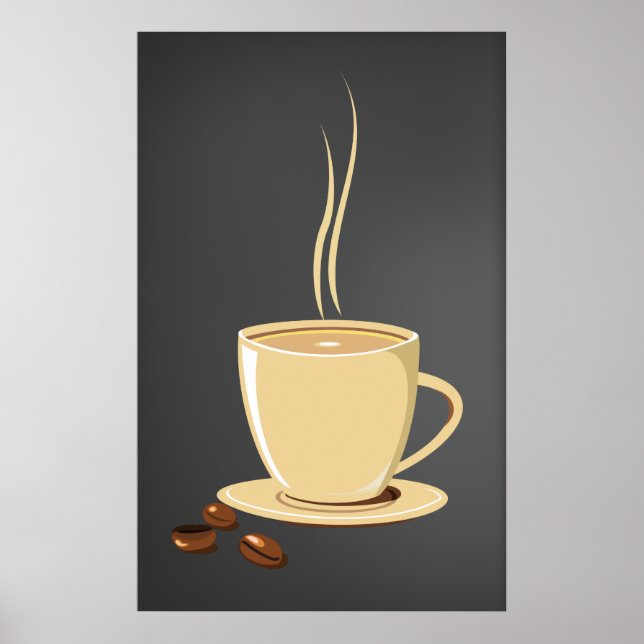 Kaffebönor Poster (Framsidan)