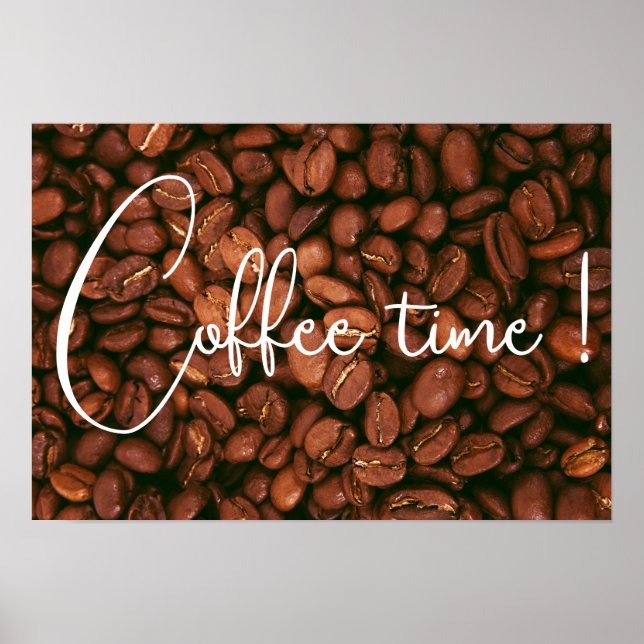 Kaffebönor Poster (Framsidan)