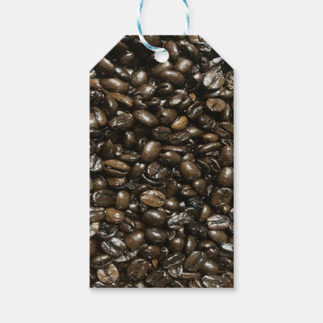 Kaffebönor Presentetikett (Framsidan)