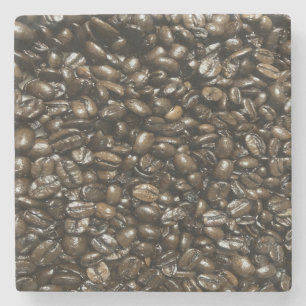 Kaffebönor Stenunderlägg
