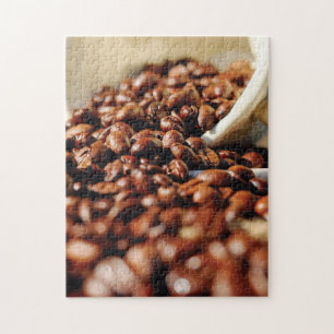 Kaffebönor V6 Jigszawa Puzzle Pussel