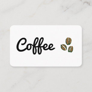Kaffebönor Visitkort