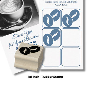Kaffebönorna - 1-tums rundtur - förmånskort stämpel