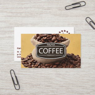 Kaffebönornas bag visitkort