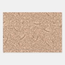 Kaffebönsgåva papper för kaffe älskare