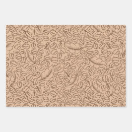 Kaffebönsgåva papper för kaffe älskare