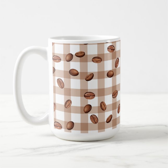 Kaffebönsmönster Kaffemugg (Vänster)