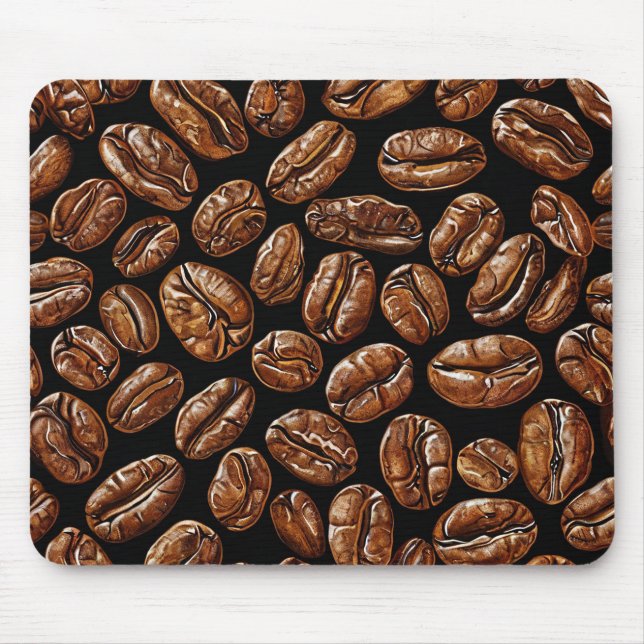 Kaffebönsmönster Musmatta (Framsidan)
