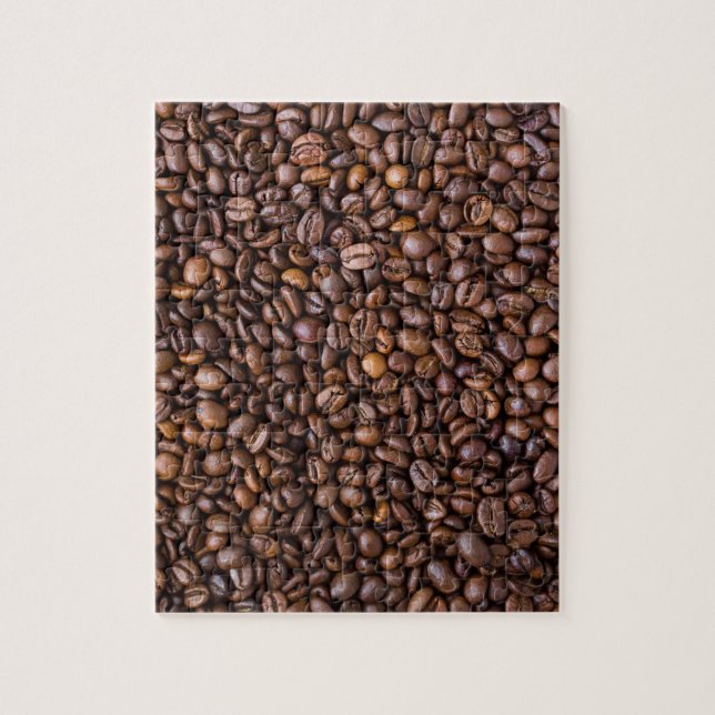Kaffebönsmönster Pussel (Vertikal)