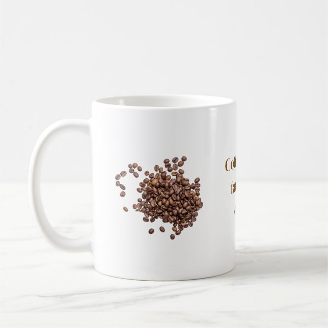 Kaffebönsmugg Kaffemugg (Vänster)