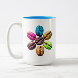 Kaffebönsmugg Två-Tonad Mugg