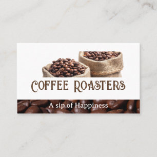 Kaffebönspåsar Kafé Visitkort